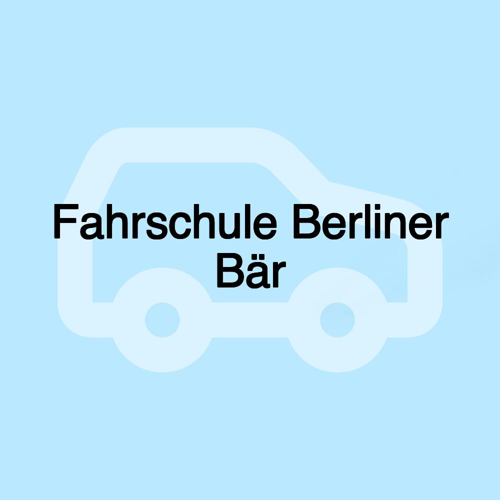 Fahrschule Berliner Bär Fahrschule Berliner Bär
