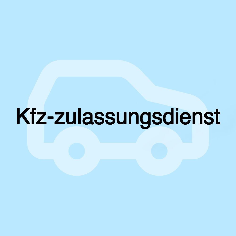 Kfz-zulassungsdienst