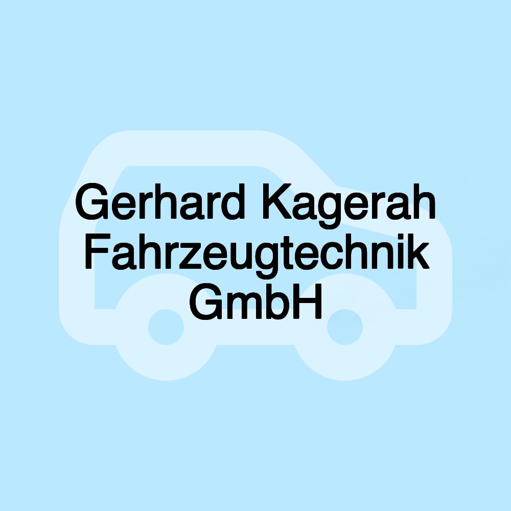 Gerhard Kagerah Fahrzeugtechnik GmbH