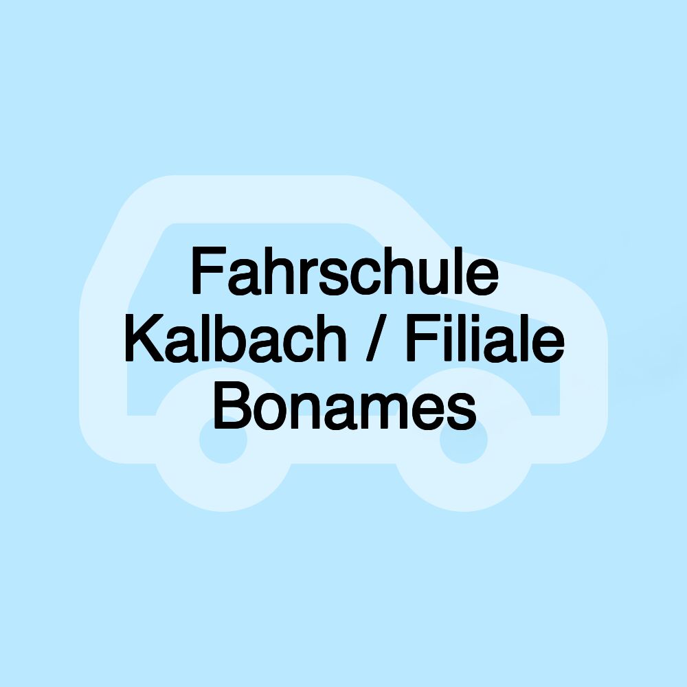 Fahrschule Kalbach / Filiale Bonames Fahrschule Kalbach / Filiale Bonames