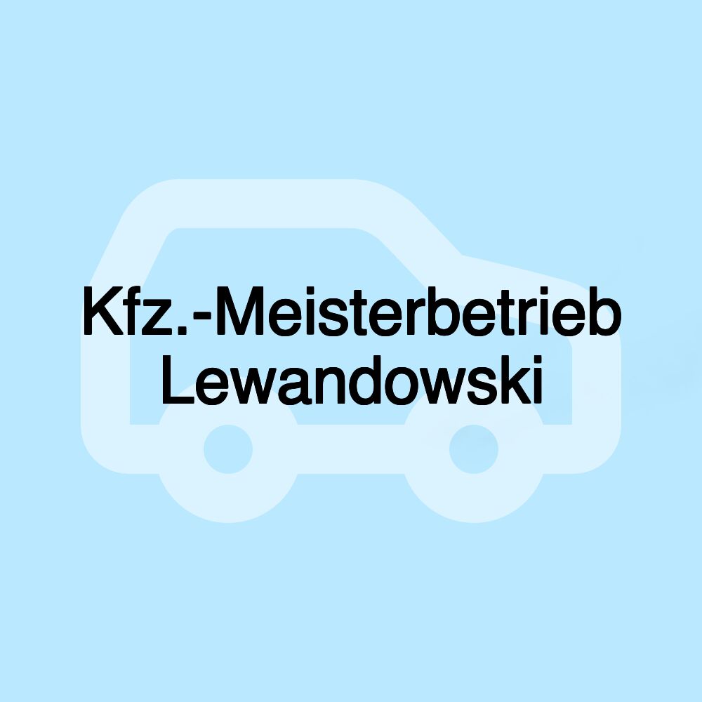 Kfz.-Meisterbetrieb Lewandowski