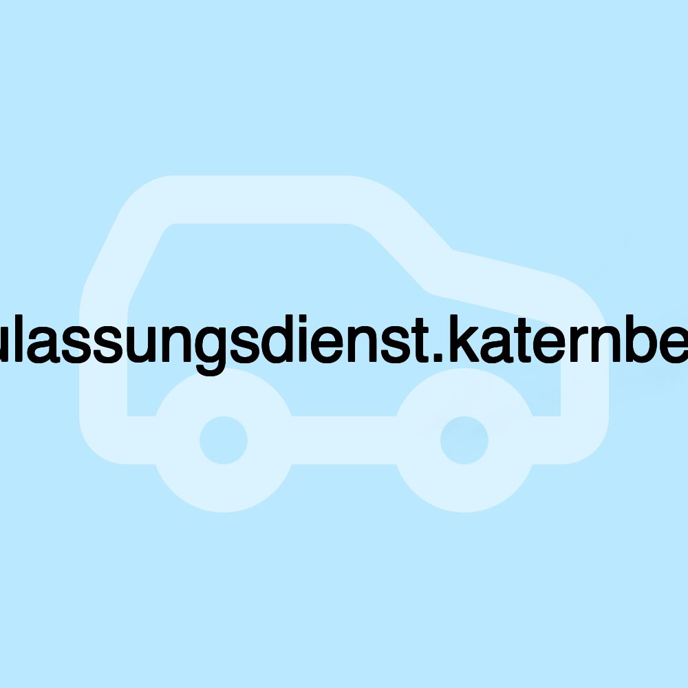 Zulassungsdienst.katernberg
