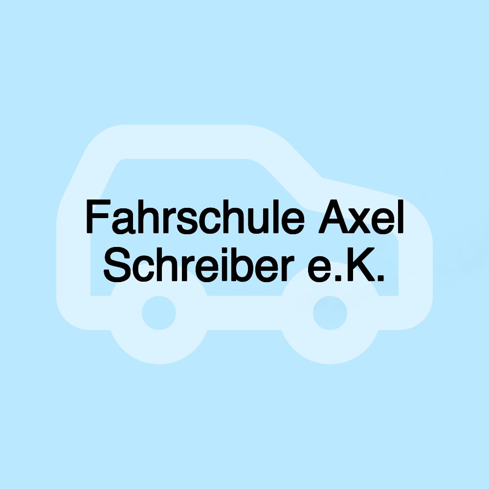 Fahrschule Axel Schreiber e.K.