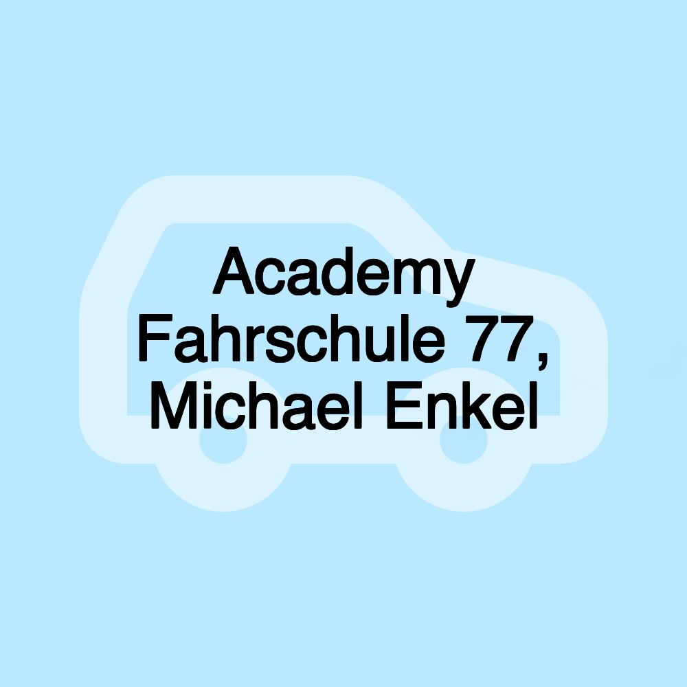 Academy Fahrschule 77, Michael Enkel