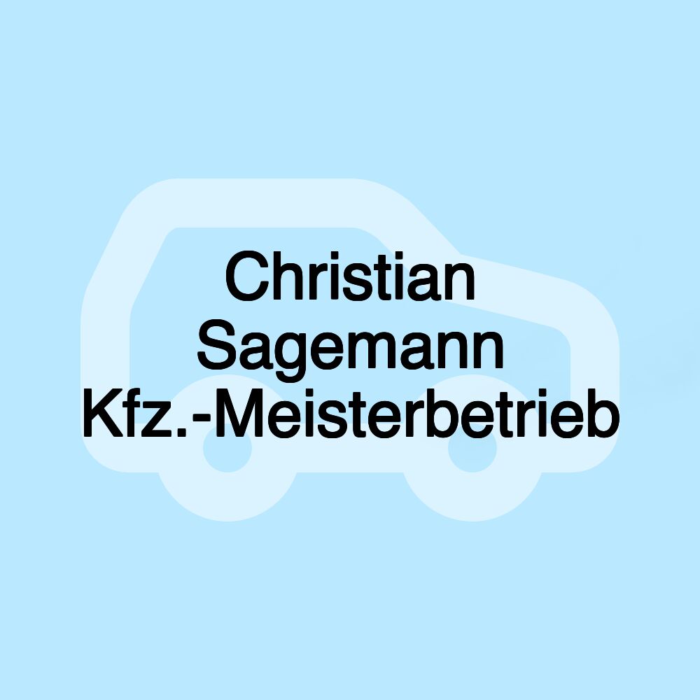 Christian Sagemann Kfz.-Meisterbetrieb