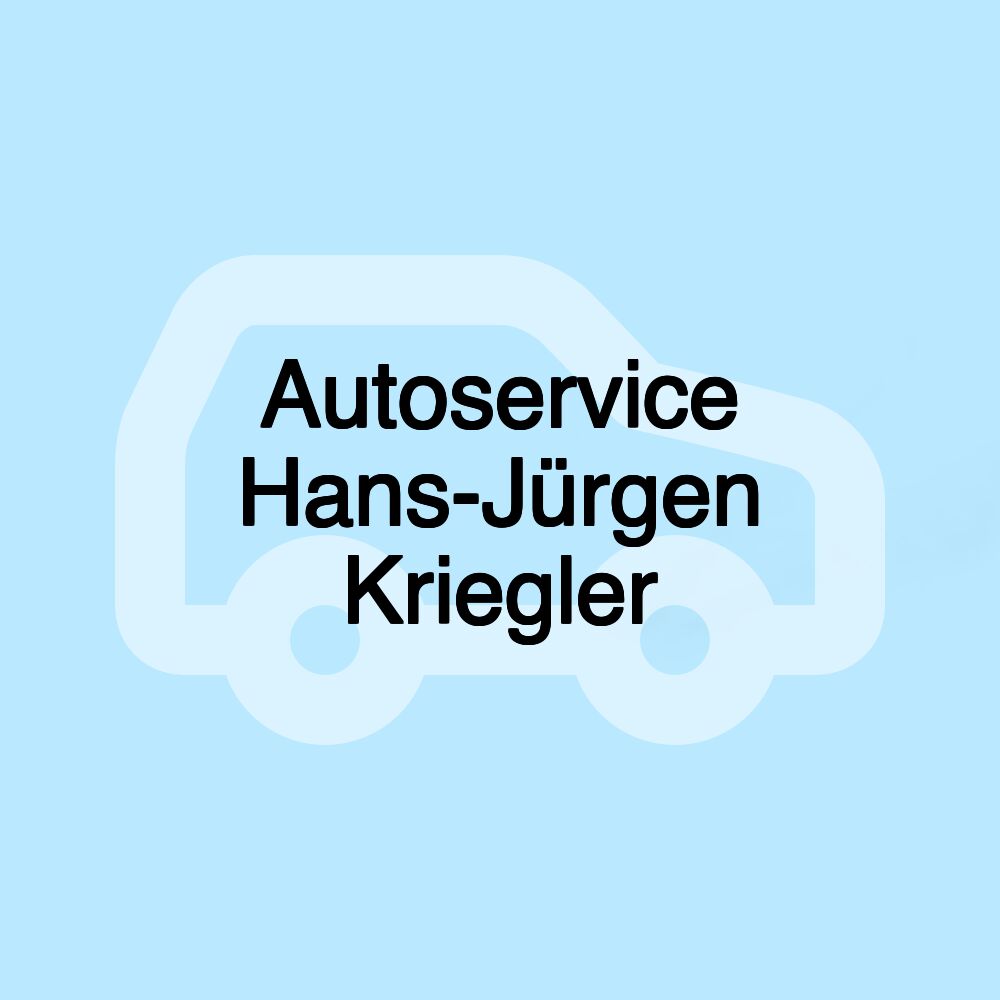 Autoservice Hans-Jürgen Kriegler Autoservice Hans-Jürgen Kriegler