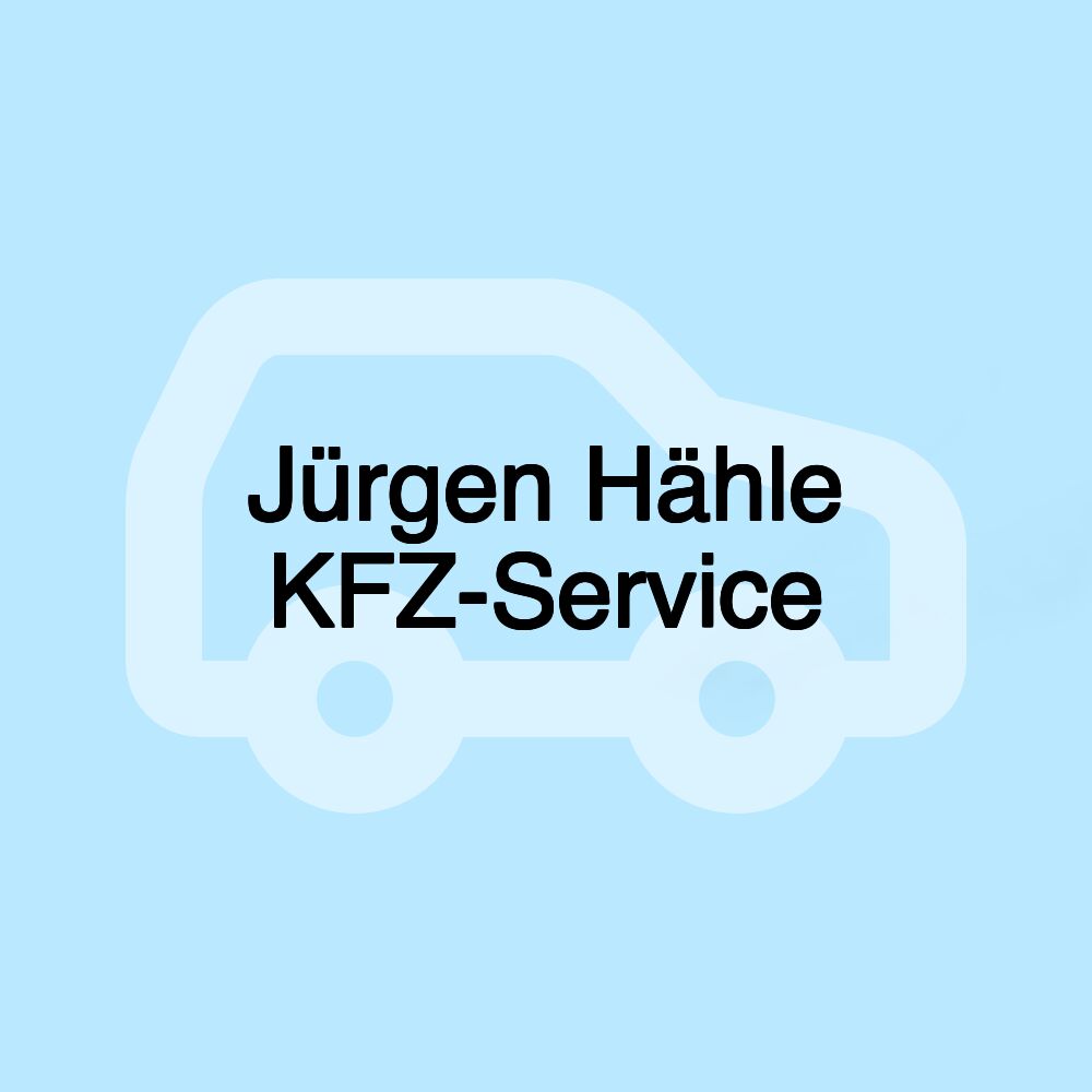 Jürgen Hähle KFZ-Service