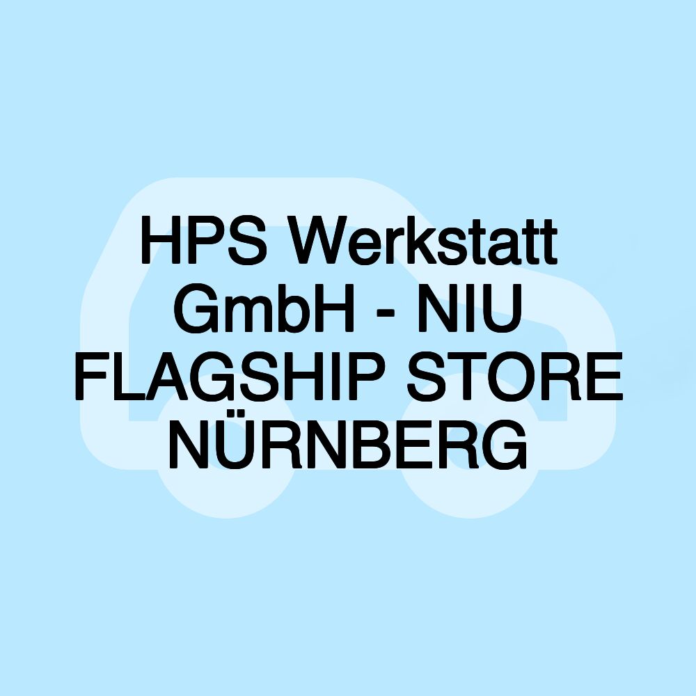 HPS Werkstatt GmbH - NIU FLAGSHIP STORE NÜRNBERG
