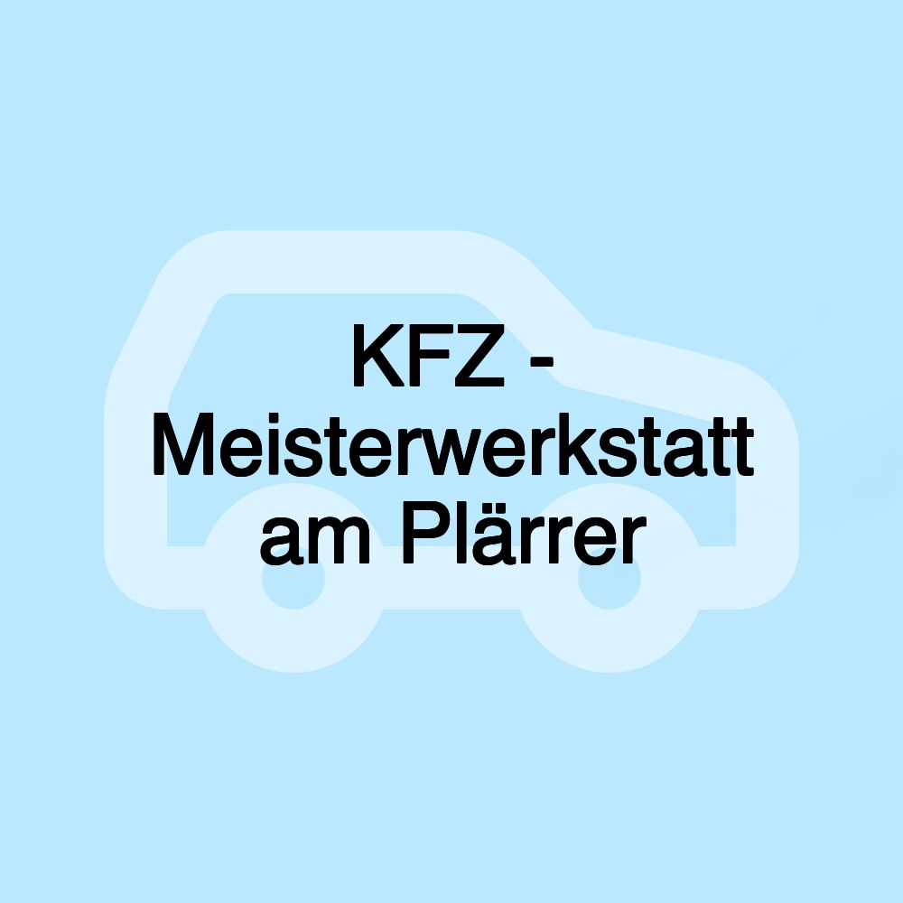 KFZ - Meisterwerkstatt am Plärrer KFZ - Meisterwerkstatt am Plärrer