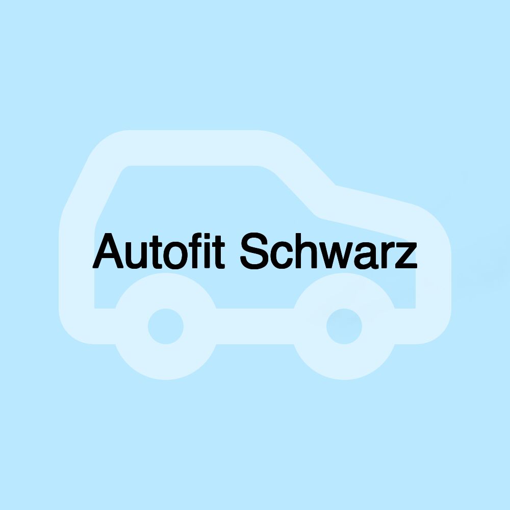 Autofit Schwarz Autofit Schwarz