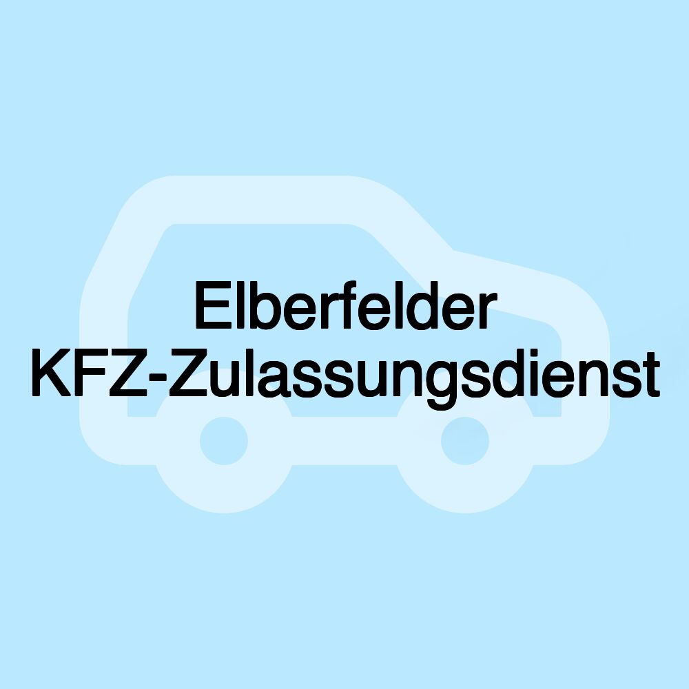 Elberfelder KFZ-Zulassungsdienst
