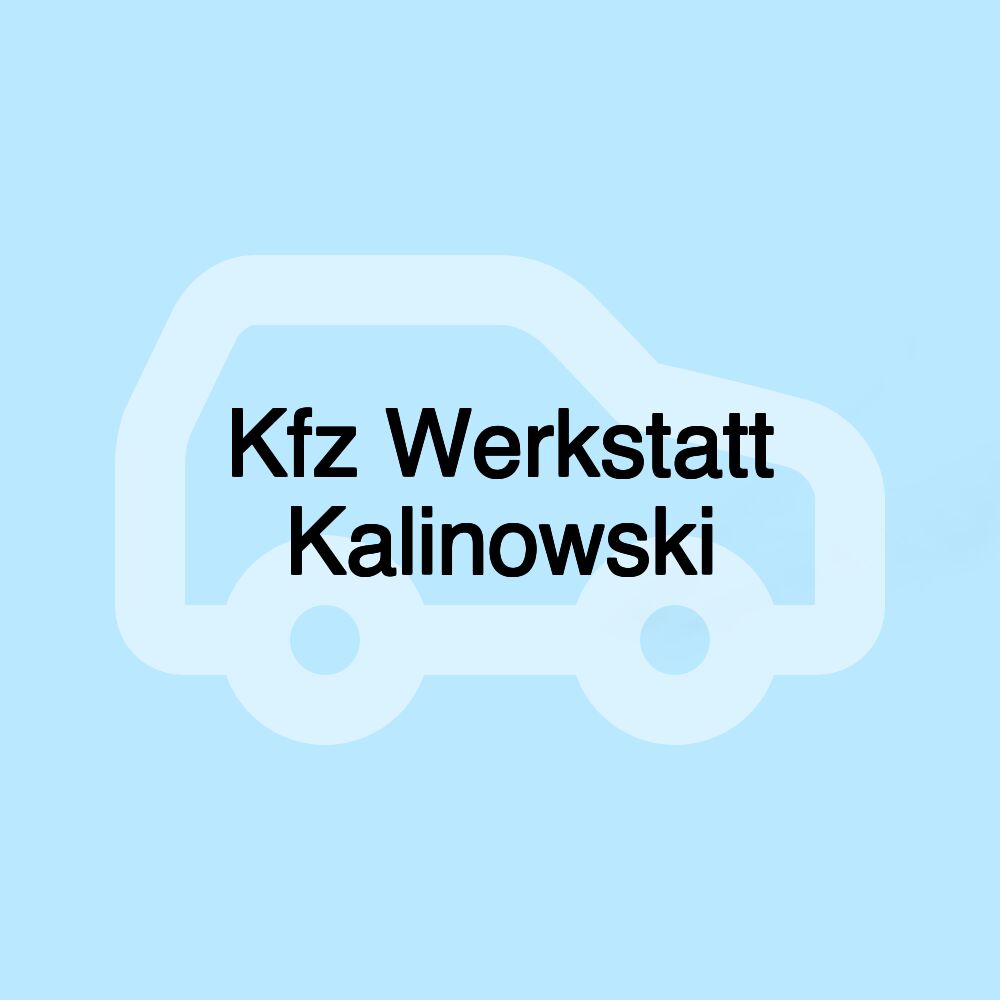 Kfz Werkstatt Kalinowski