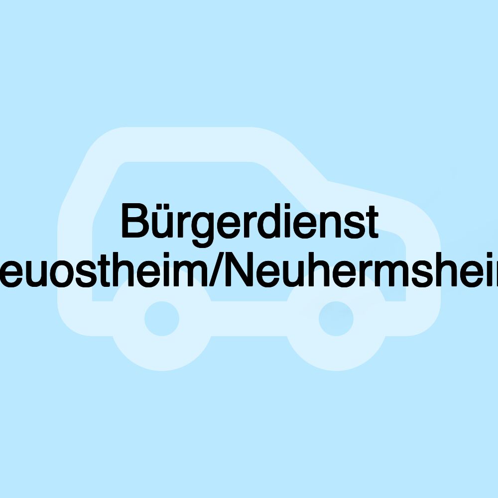 Bürgerdienst Neuostheim/Neuhermsheim Bürgerdienst Neuostheim/Neuhermsheim