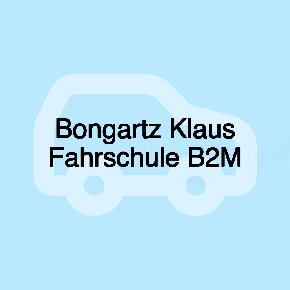 Bongartz Klaus Fahrschule B2M