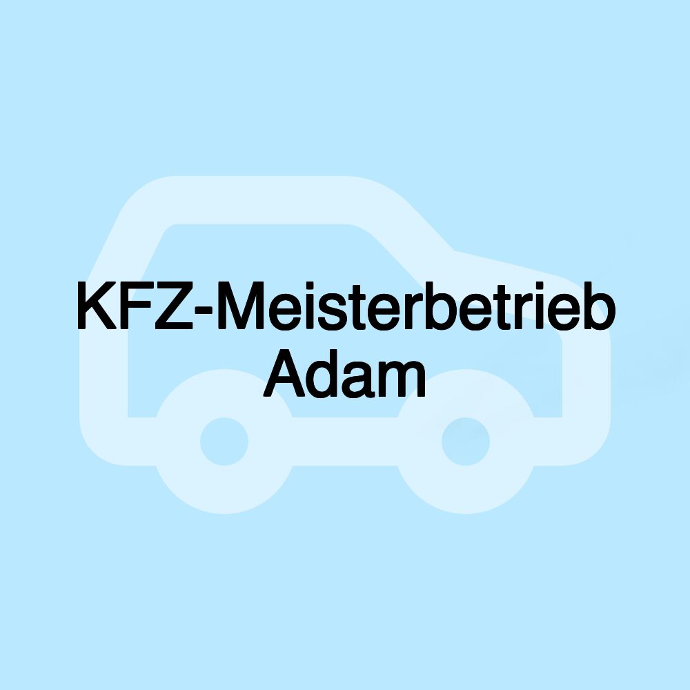 KFZ-Meisterbetrieb Adam