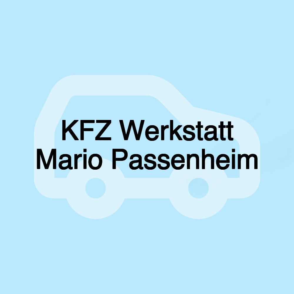 KFZ Werkstatt Mario Passenheim