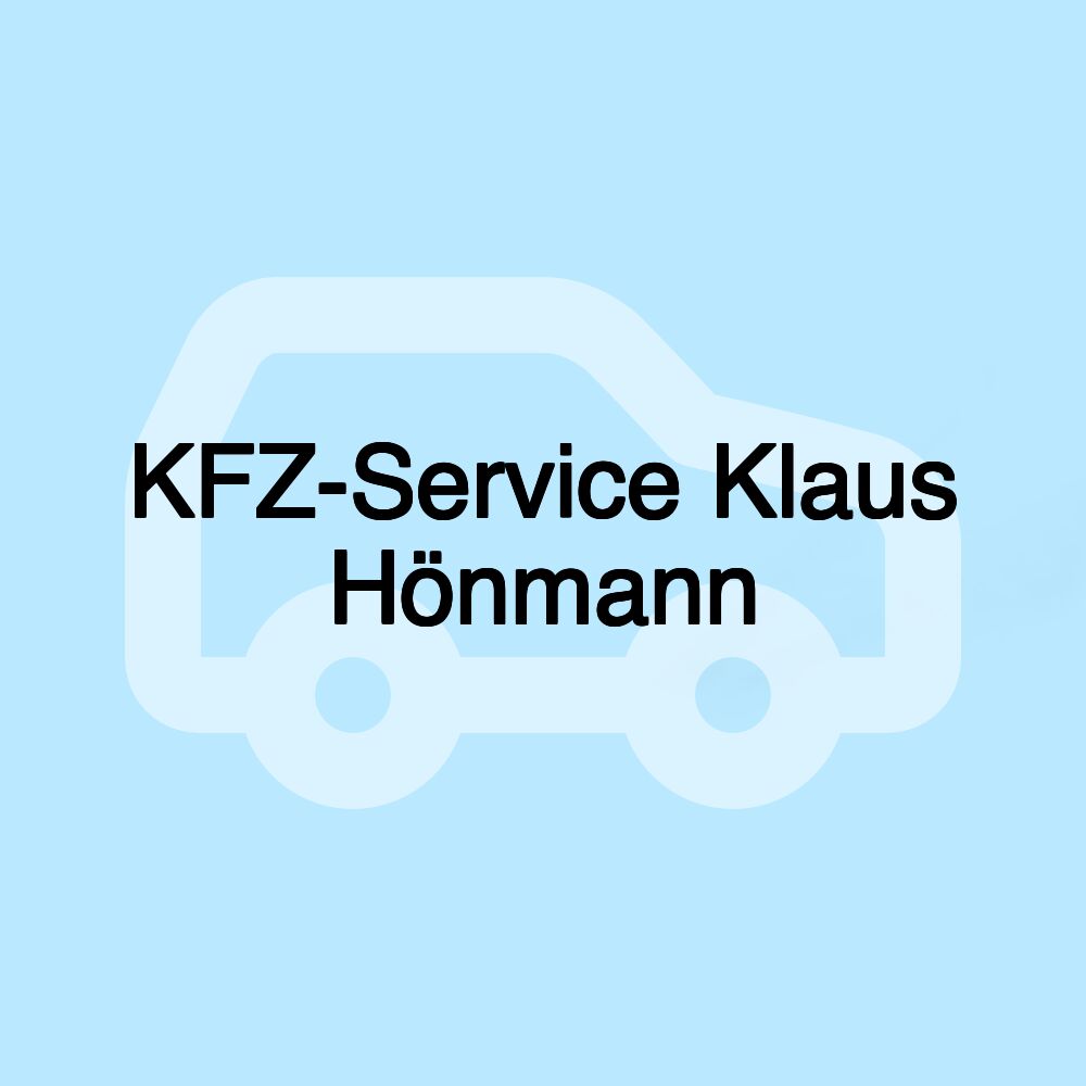 KFZ-Service Klaus Hönmann