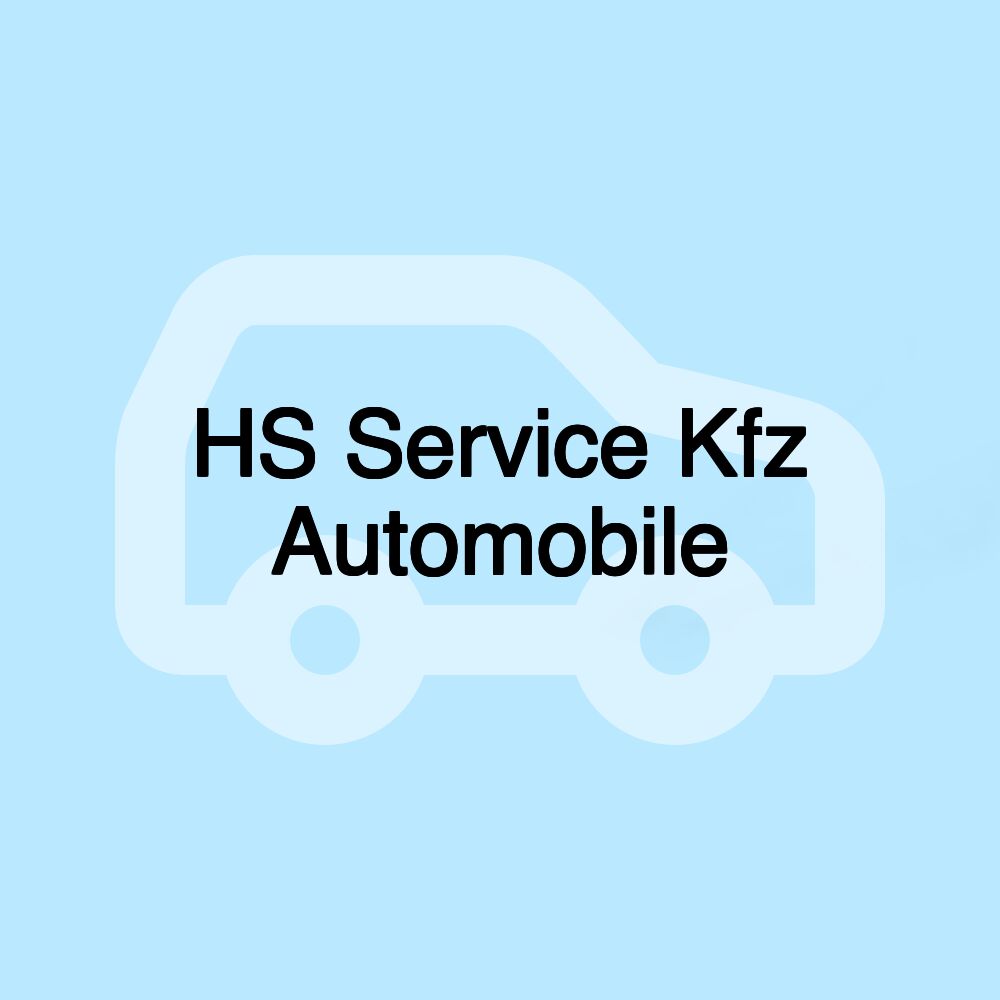 HS Service Kfz Automobile