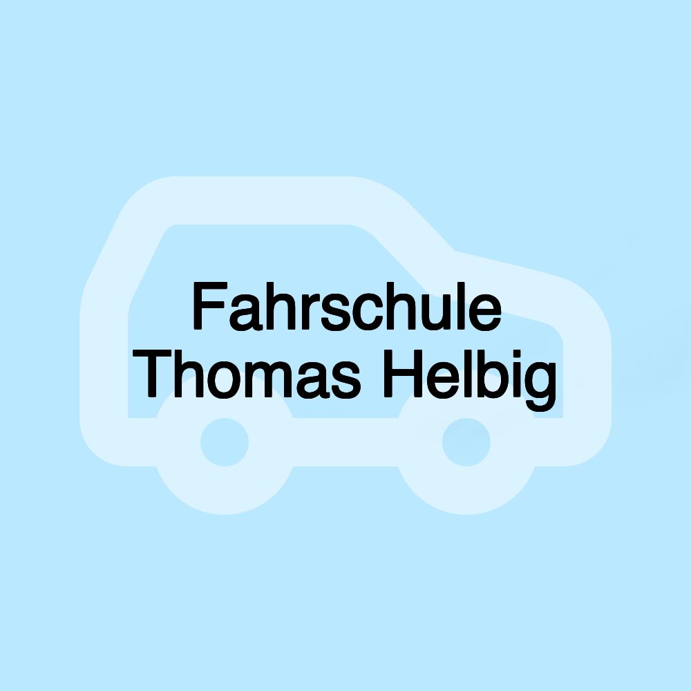 Fahrschule Thomas Helbig Fahrschule Thomas Helbig