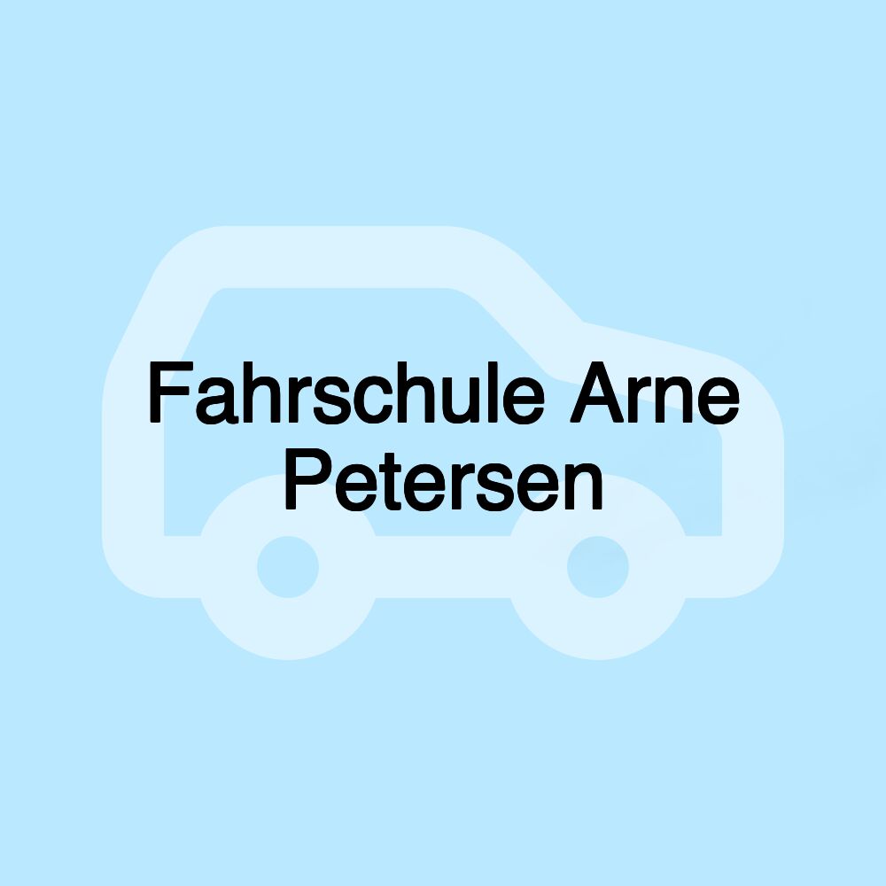 Fahrschule Arne Petersen Fahrschule Arne Petersen