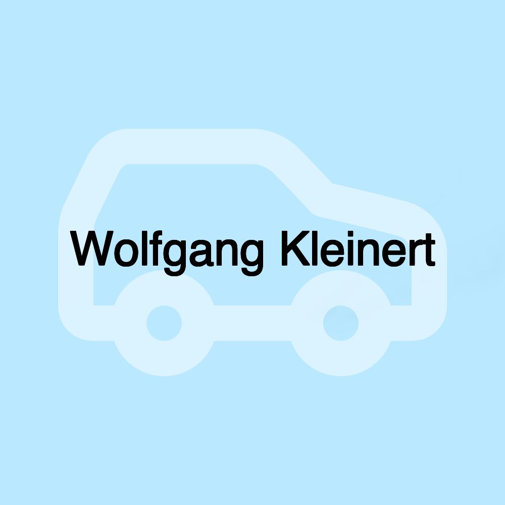 Wolfgang Kleinert Wolfgang Kleinert
