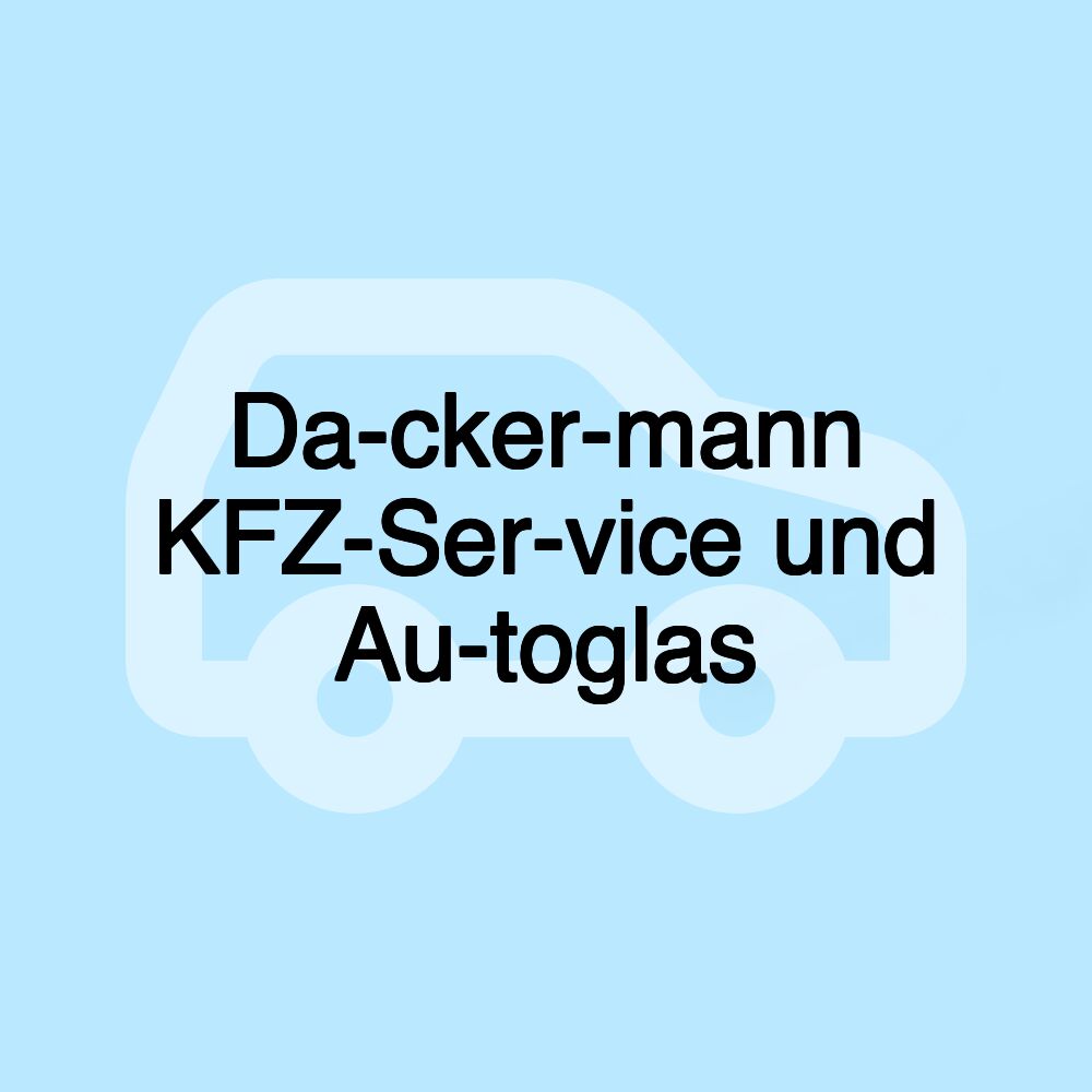 Dackermann KFZ-Service und Autoglas