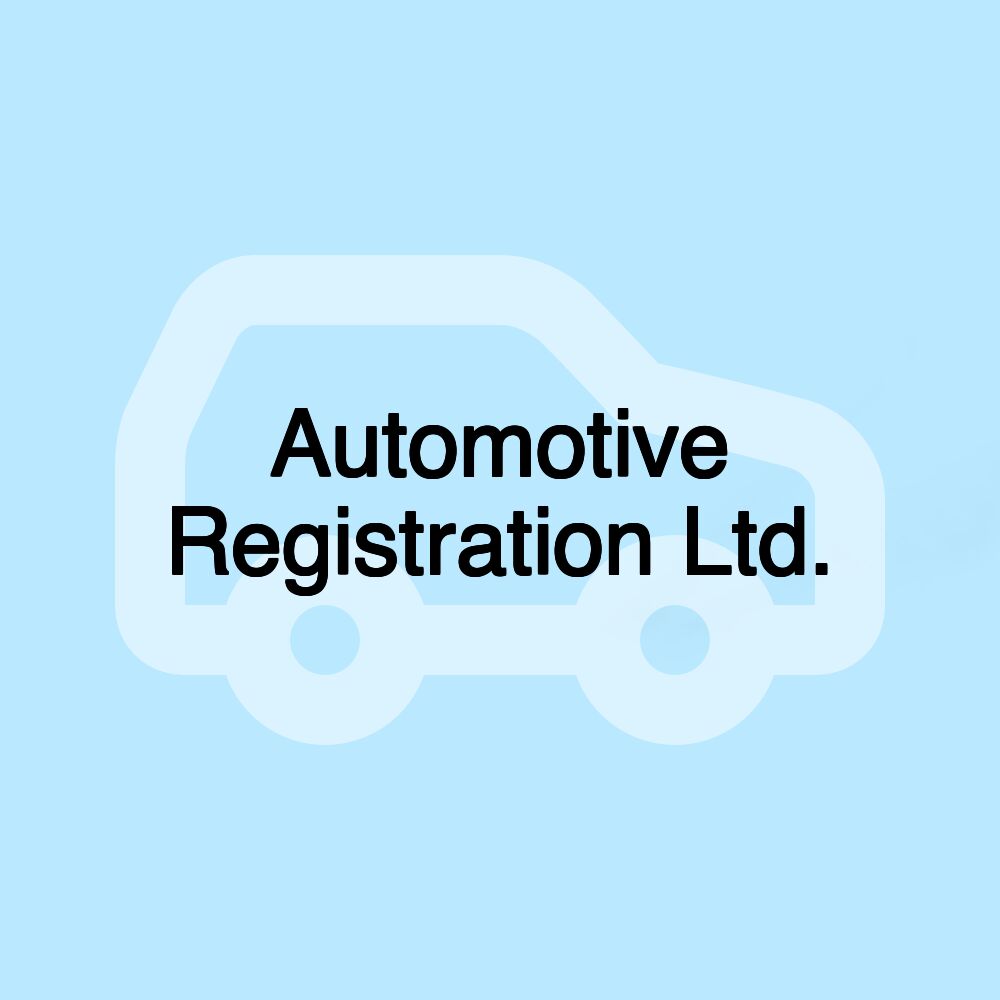 Automotive Registration Ltd.