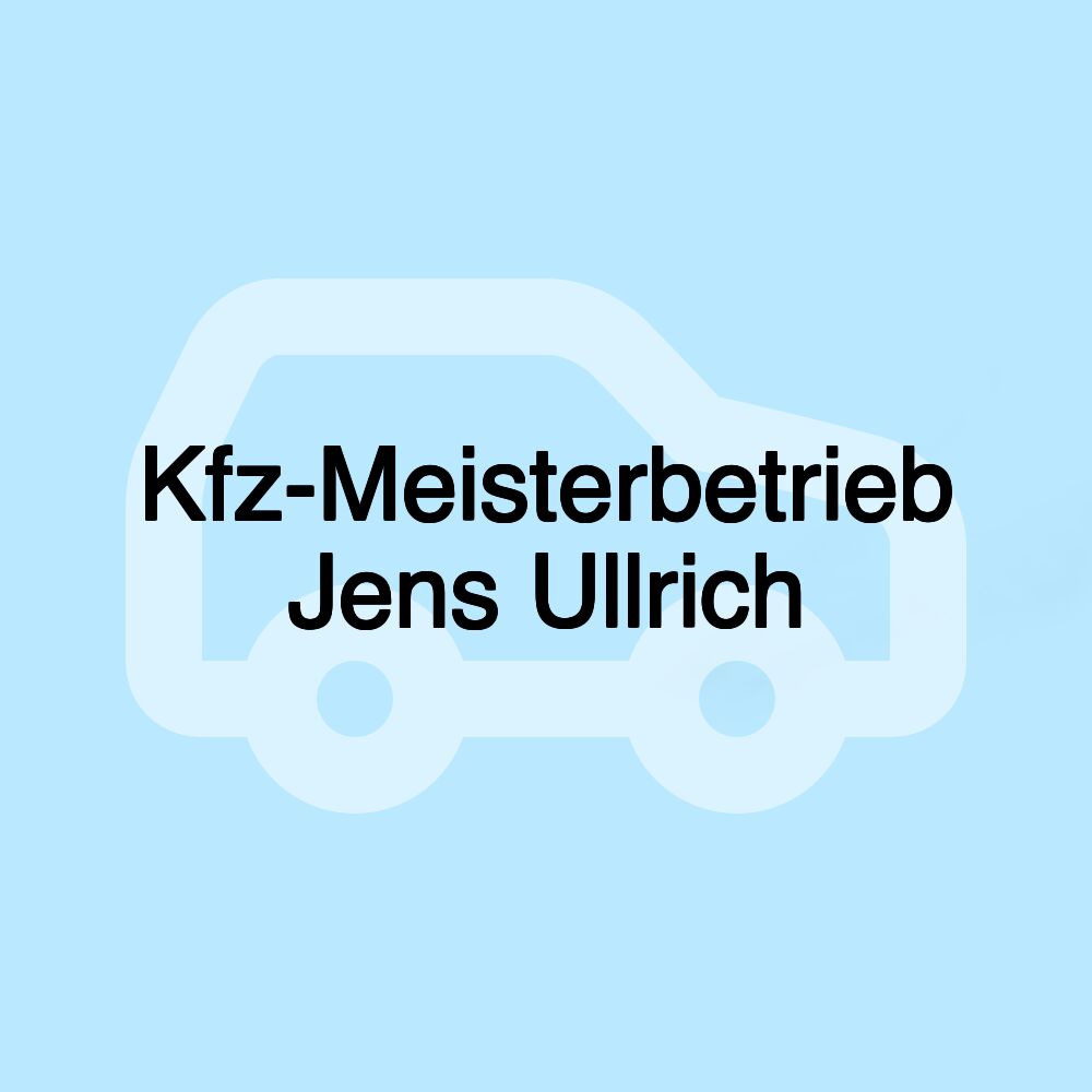 Kfz-Meisterbetrieb Jens Ullrich