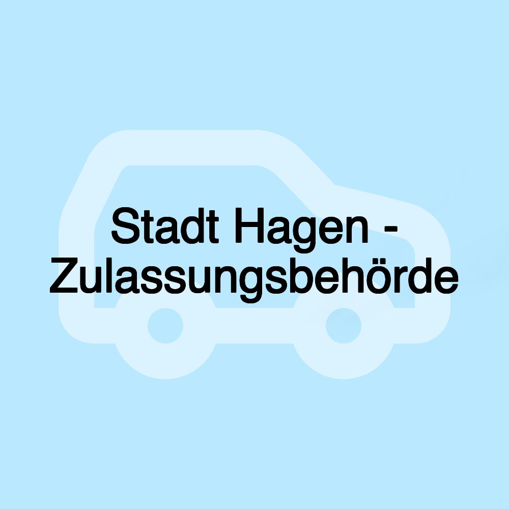 Stadt Hagen - Zulassungsbehörde
