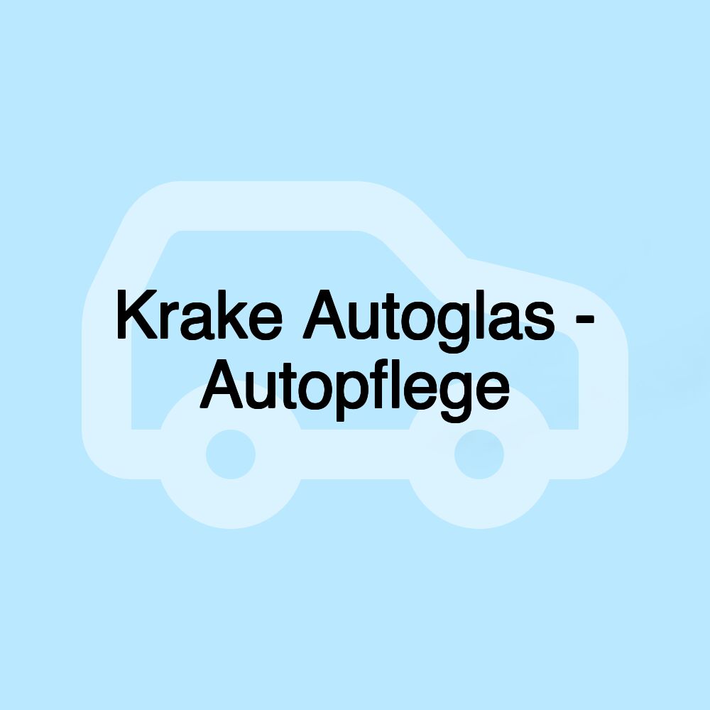 Krake Autoglas - Autopflege Krake Autoglas - Autopflege