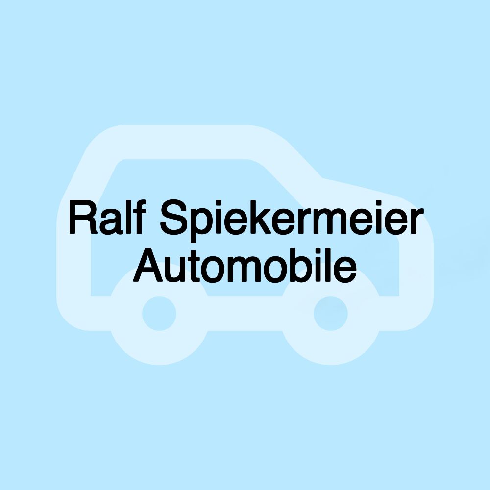 Ralf Spiekermeier Automobile