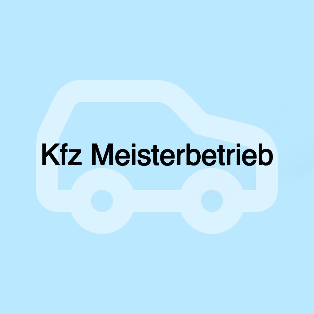 Kfz Meisterbetrieb