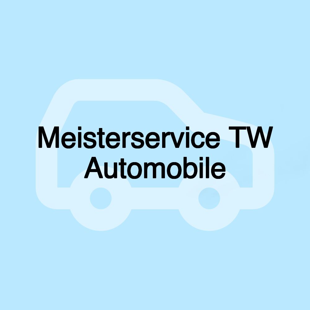 Meisterservice TW Automobile Meisterservice TW Automobile