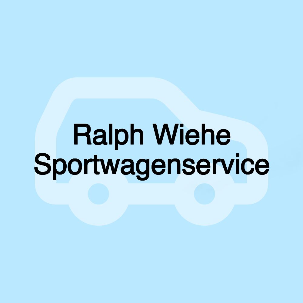 Ralph Wiehe Sportwagenservice