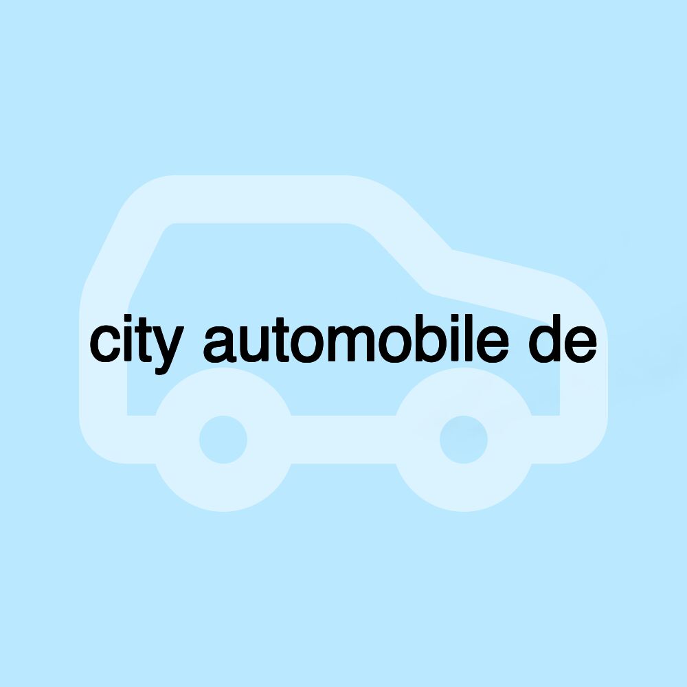 city automobile de city automobile de