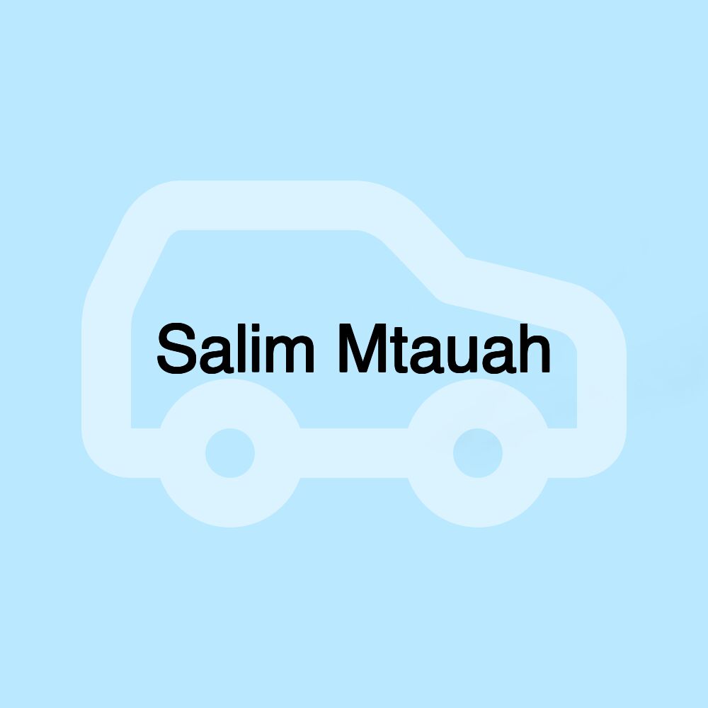 Salim Mtauah Salim Mtauah