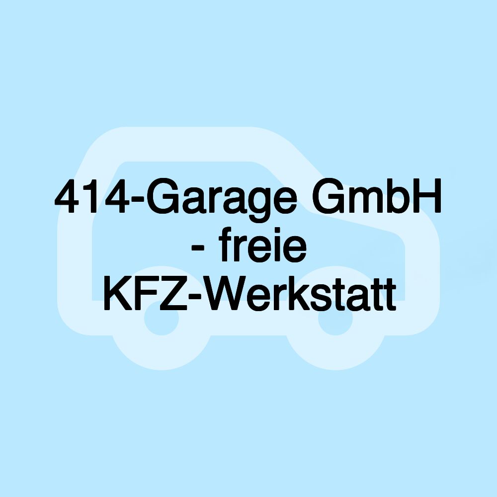 414-Garage GmbH - freie KFZ-Werkstatt