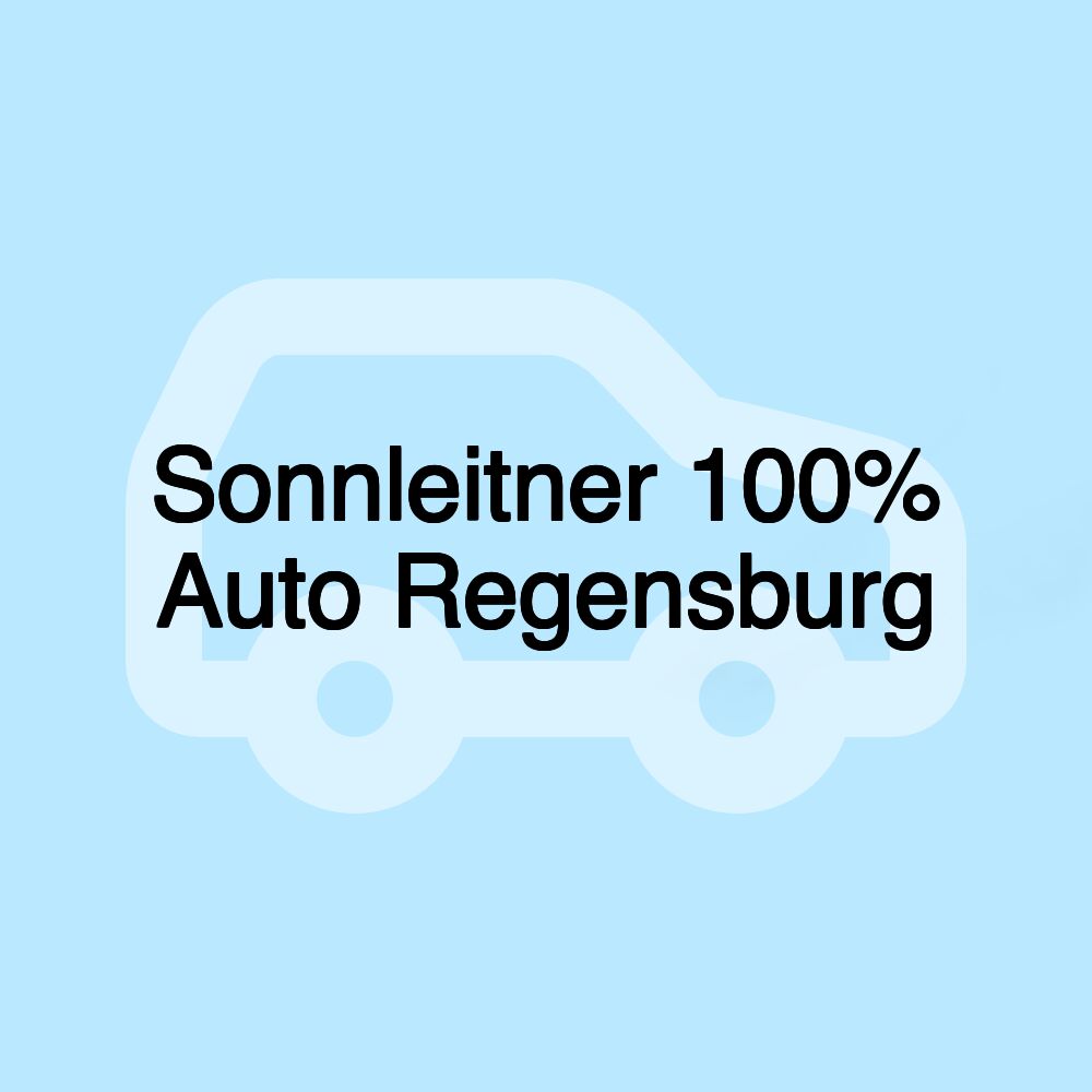 Sonnleitner 100% Auto Regensburg
