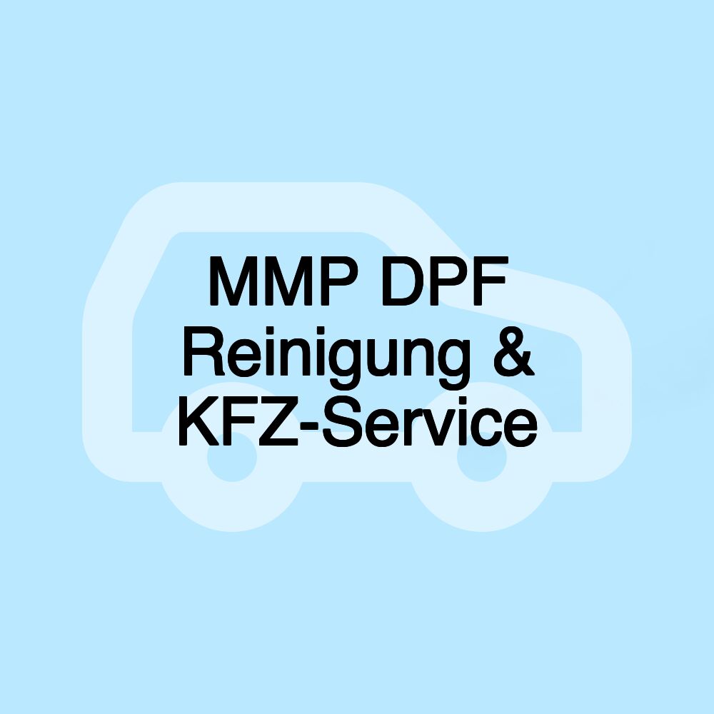 MMP DPF Reinigung & KFZ-Service
