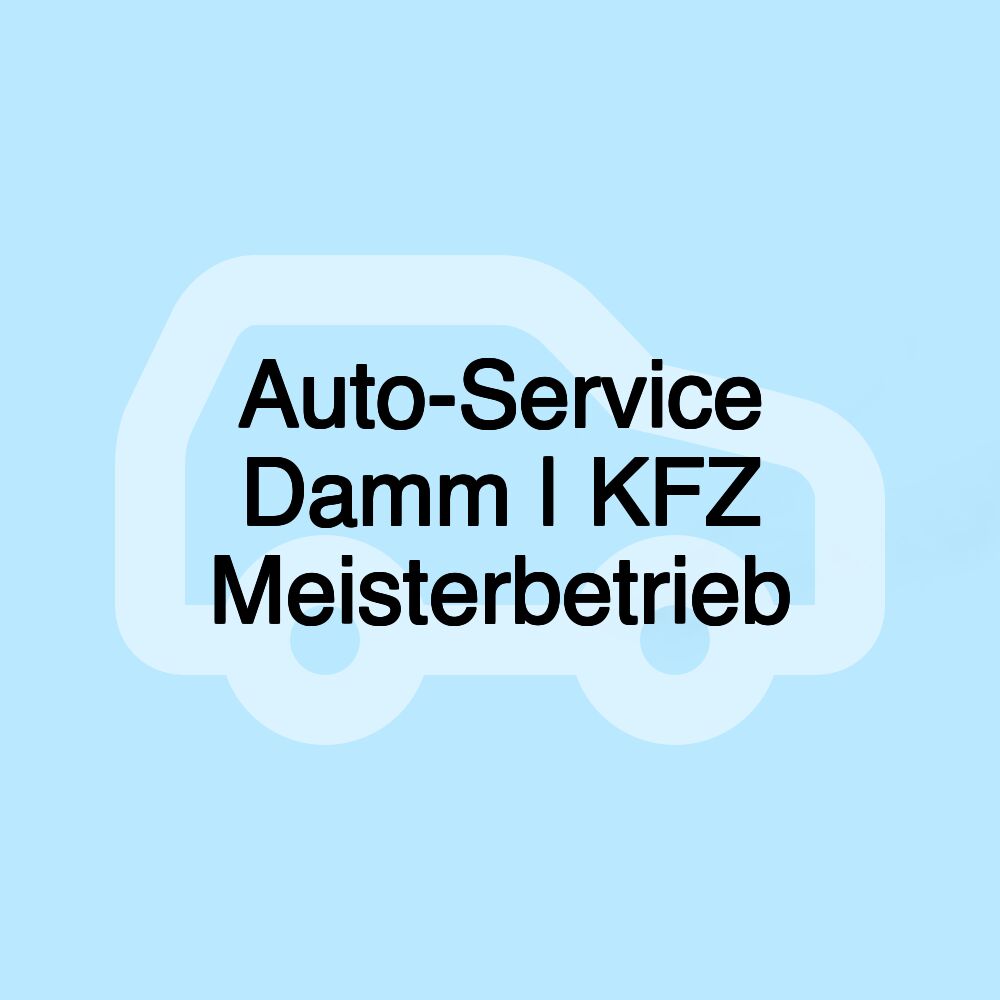 Auto-Service Damm | KFZ Meisterbetrieb