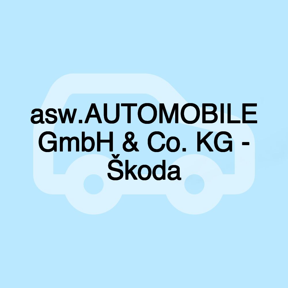 asw.AUTOMOBILE GmbH & Co. KG - Škoda