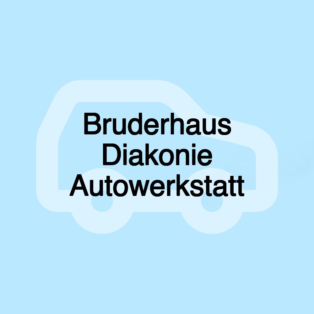 Bruderhaus Diakonie Autowerkstatt