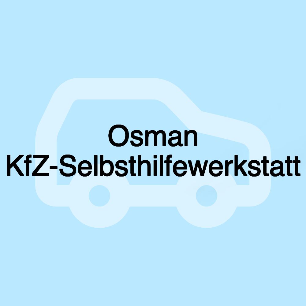 Osman KfZ-Selbsthilfewerkstatt