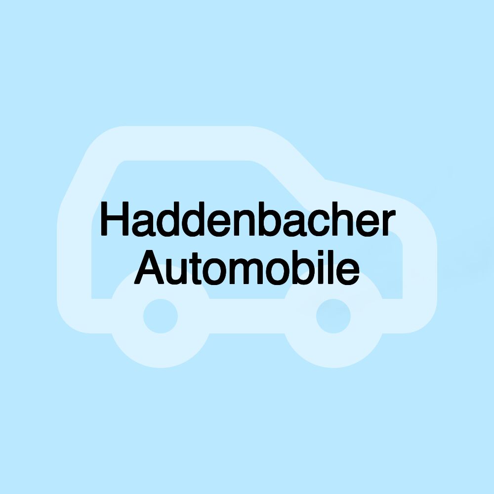 Haddenbacher Automobile Haddenbacher Automobile