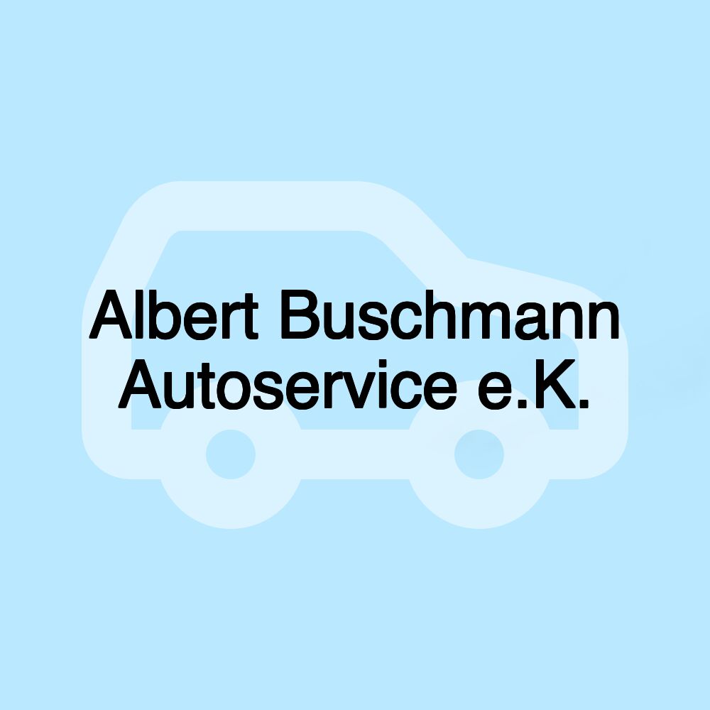 Albert Buschmann Autoservice e.K. Albert Buschmann Autoservice e.K.
