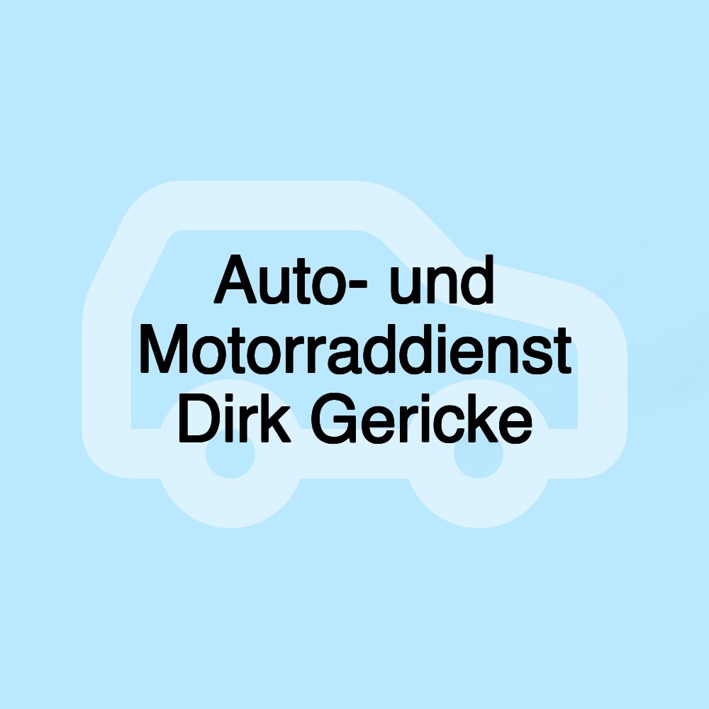 Auto- und Motorraddienst Dirk Gericke