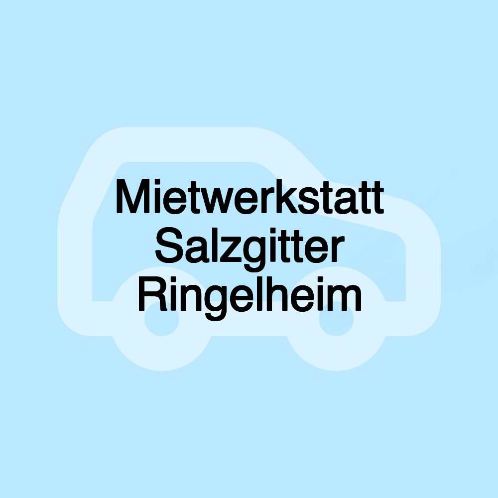 Mietwerkstatt Salzgitter Ringelheim