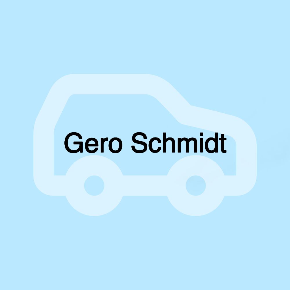 Gero Schmidt Gero Schmidt