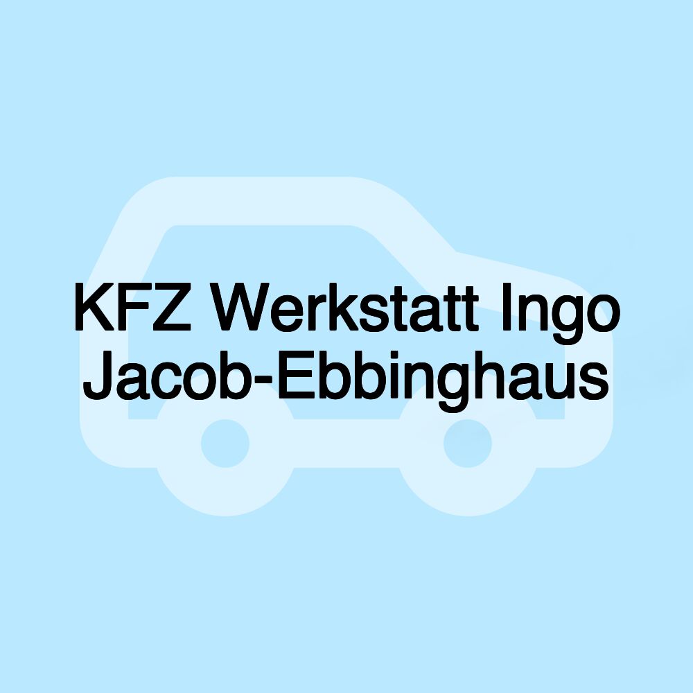 KFZ Werkstatt Ingo Jacob-Ebbinghaus