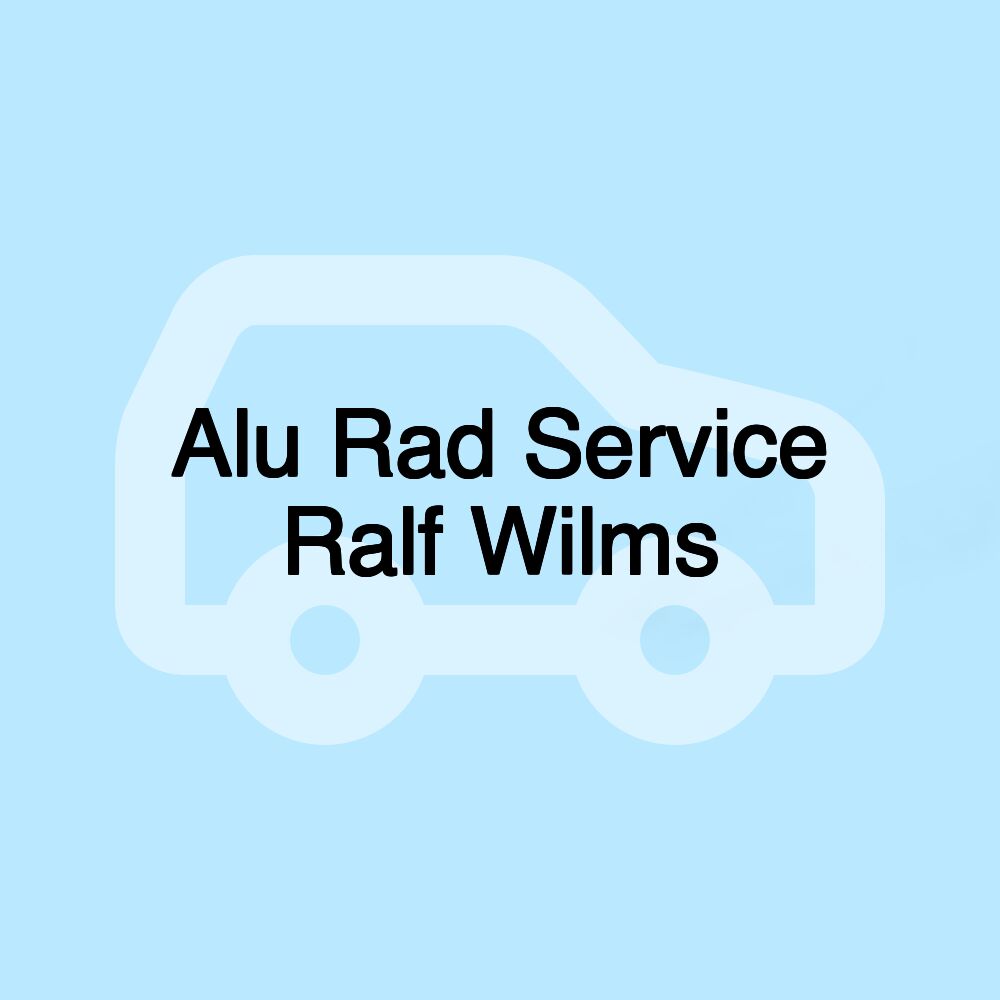 Alu Rad Service Ralf Wilms